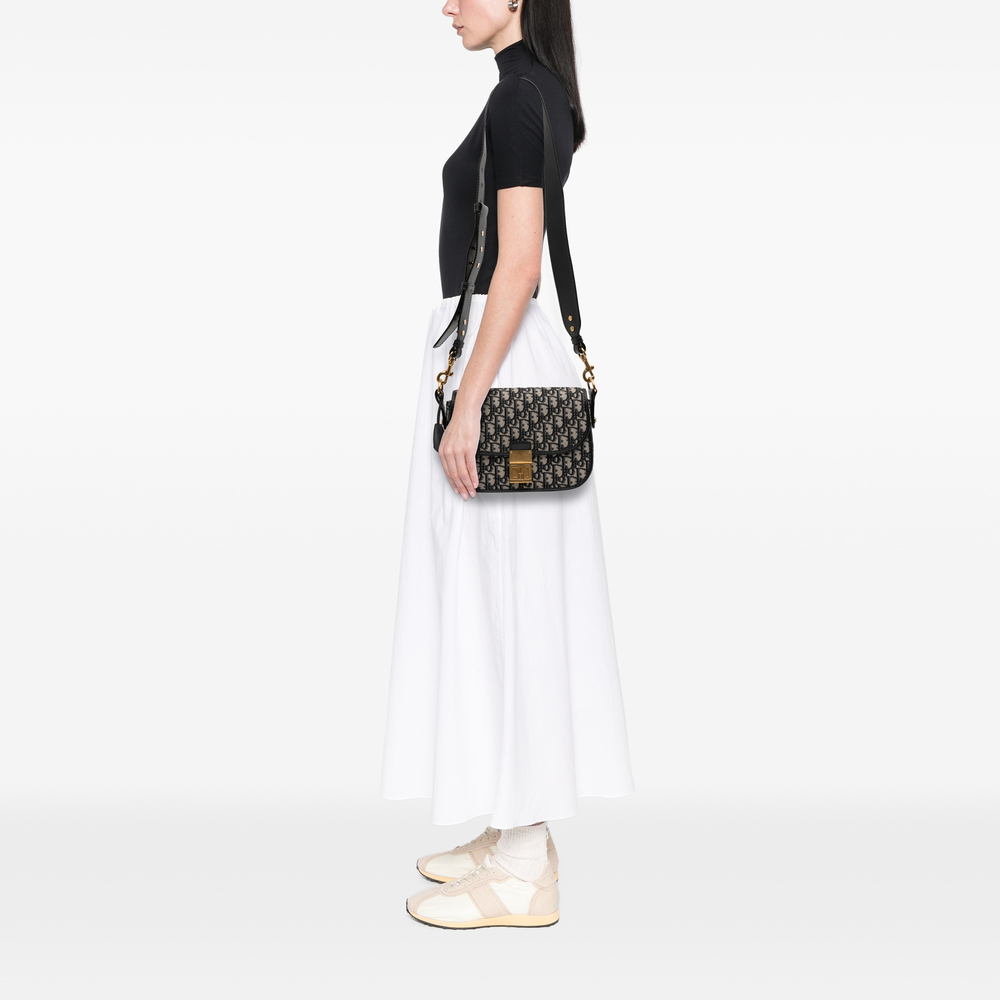 Pre-Loved Dior Oblique Canvas Flap Crossbody - Picture 11 of 11